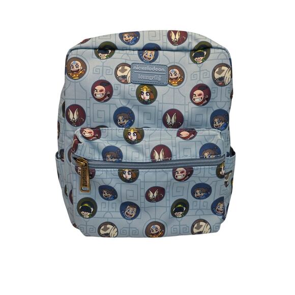 Loungefly Nickelodeon Avatar: The Last Airbender Print Square Mini Backpack NEW - Picture 1 of 9